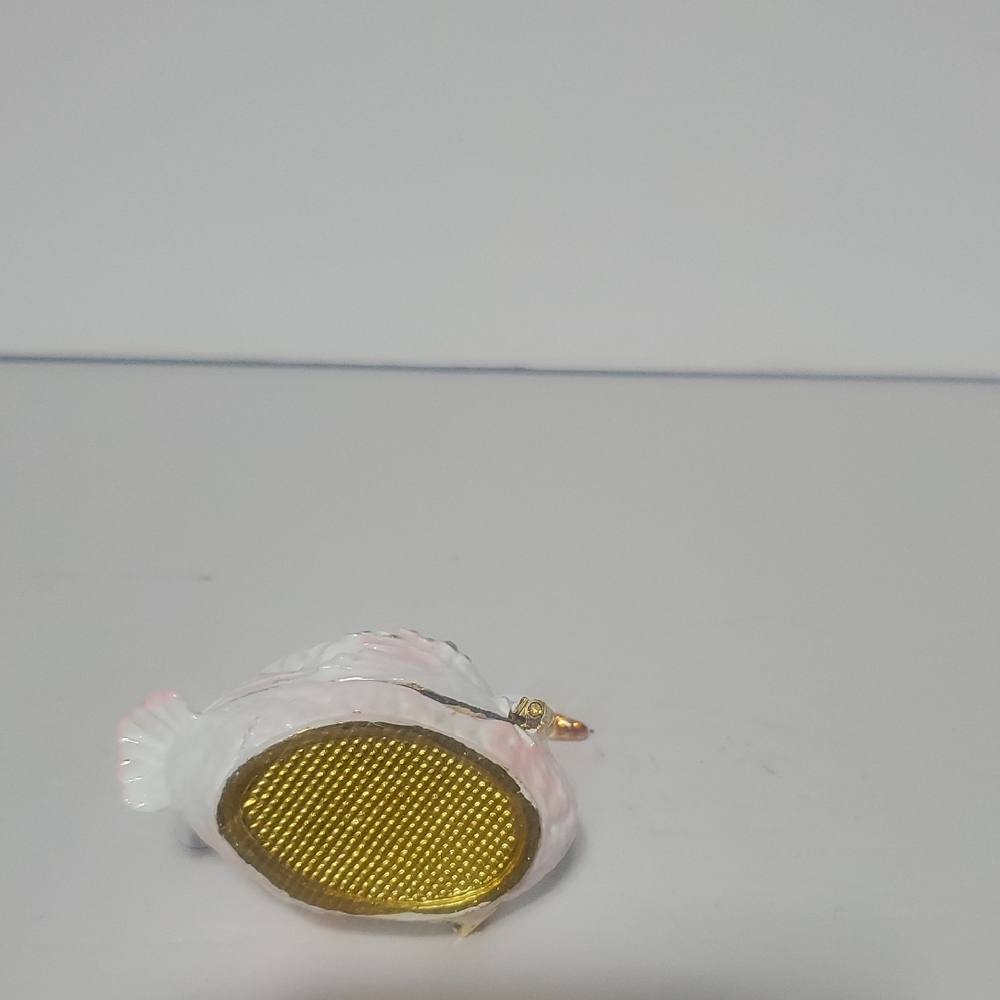Elegant White and Pink Swan Trinket Box - Picture 6 of 9
